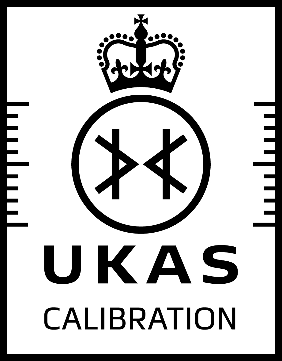 UKAS Accreditation Symbol – black on white – Calibration